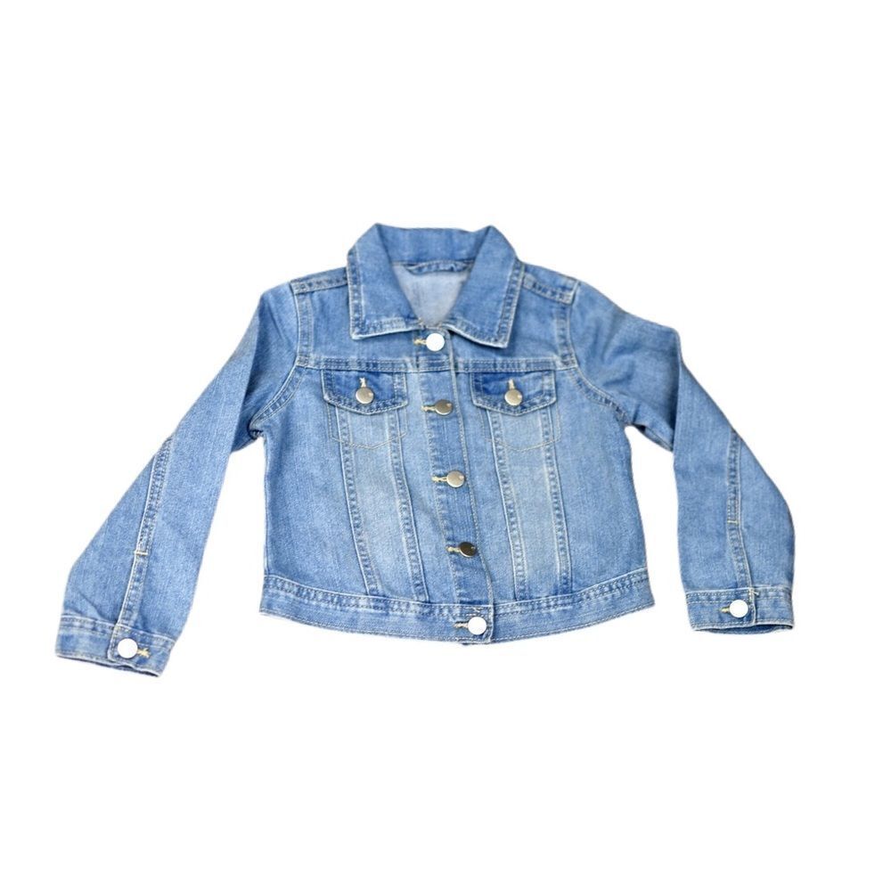 Kid's Denim Jacket W/ Unicorn Patch - Picture 3 of 3